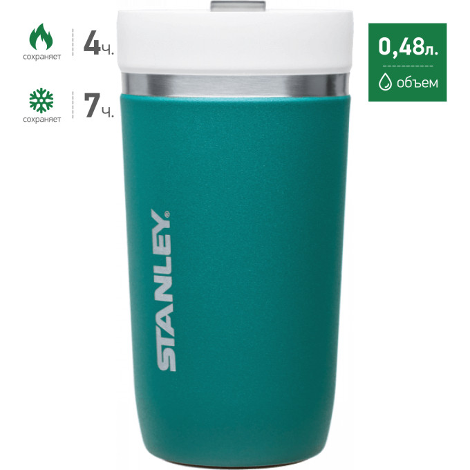 Stanley Ceramivac — термостакан 0,48 л, бирюзовый
